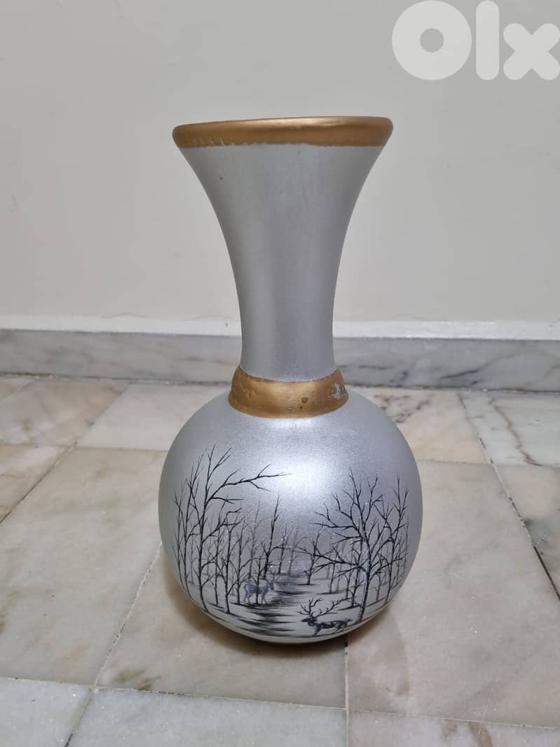 4 pieces fine porcelain vases set 1