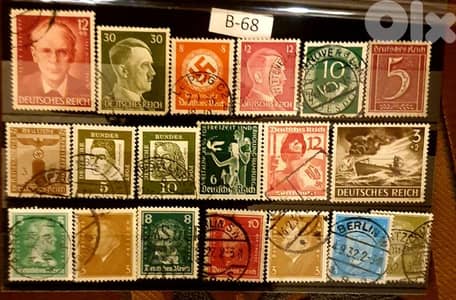 Germany Reich Nazi 19 stamps lot # B-68