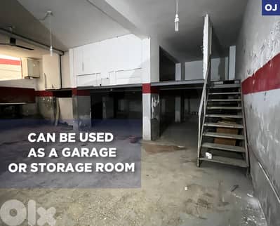 can be used as a garage or storage room,Zalka/زلقا REF#OJ132580