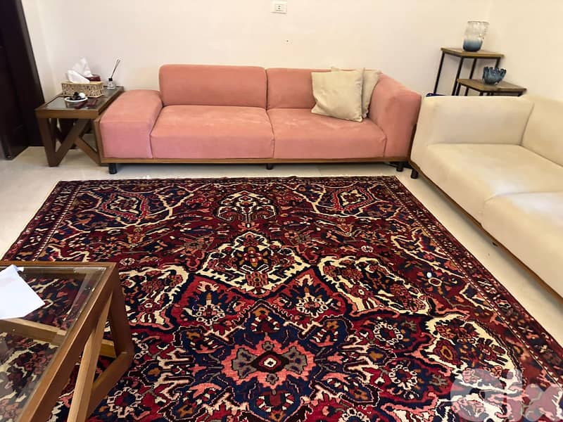 excellent condition Full living room + dining room+ center table 1