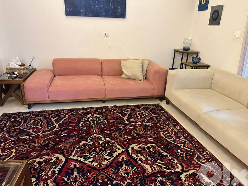 excellent condition Full living room + dining room+ center table 2