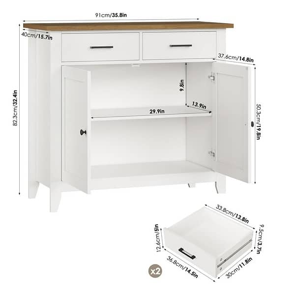 Farmhouse Buffet Sideboard 1