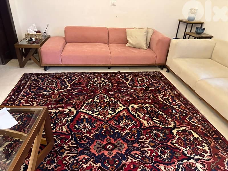 excellent condition full Living room+ dining room+center table 7