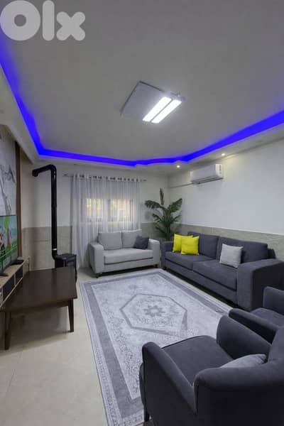 شقة مفروشة مع حديقة وطاقة للإيجارحبوش-Furnished Apartment Rent Habouch