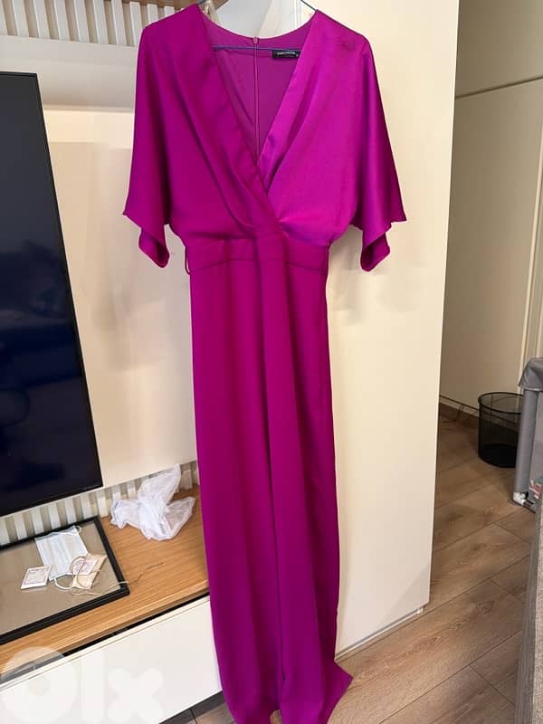 Sport chic overall (fushia) 1