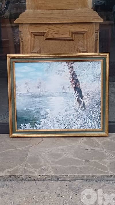 لوحة رسم زيتي اوروبية