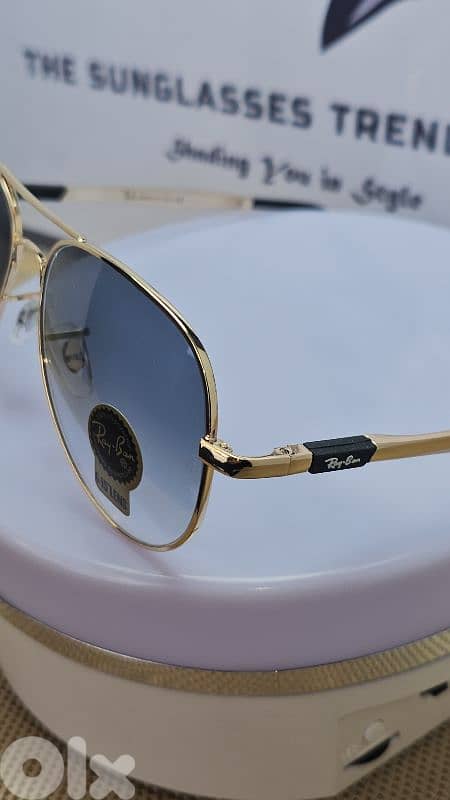 Gradient Blue Ray-Ban Aviator sunglasses 1