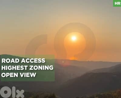 Land/open Sea and Mountain view/Qornayel/قرنايل ! REF#HR132619