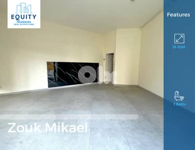 35 SQM Shop For Rent In Zouk Mikael Prime Location #RK11926