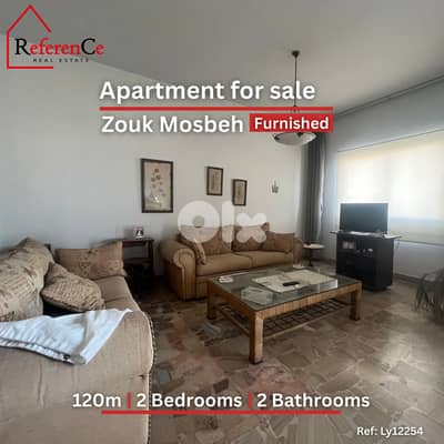 Furnished apartment in Zouk mosbeh for sale شقة مفروشة للبيع زوق مصبح