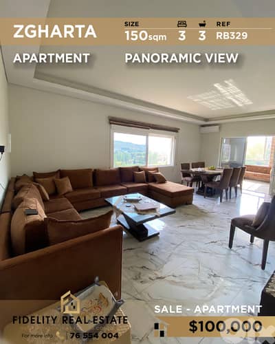 Apartment for sale in  Zgharta RB329 شقة للبيع في زغرتا