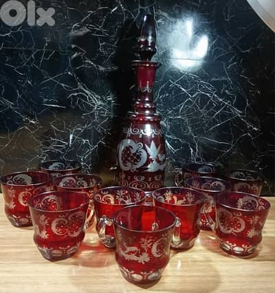 كراف كرستال بوهيم تشيكي حفر ابره جديد غير مستعمل