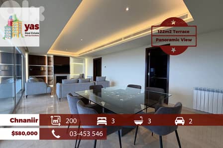 Chnaniir 200m2 | 122m2 Terrace | Panoramic View | Classic Area | EH