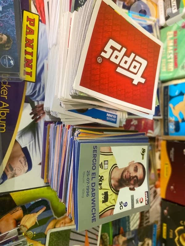 panini and topps card and stickers 1