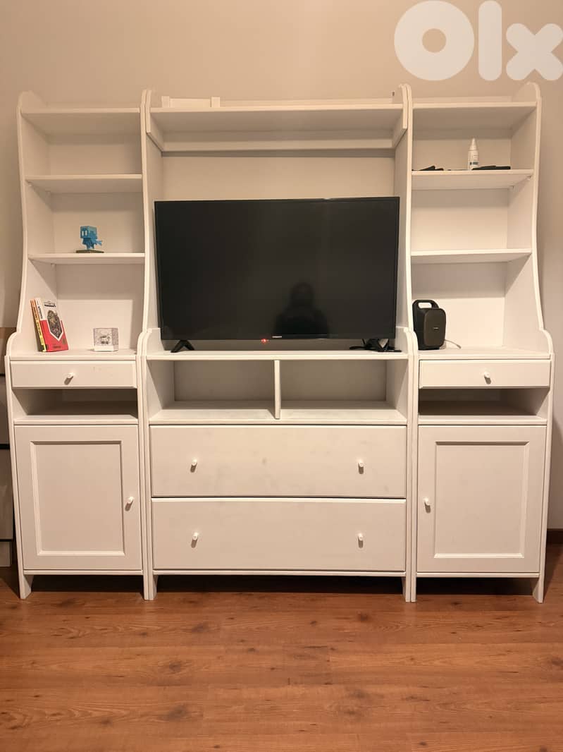 Beautiful wooden closet and sofa bed 1