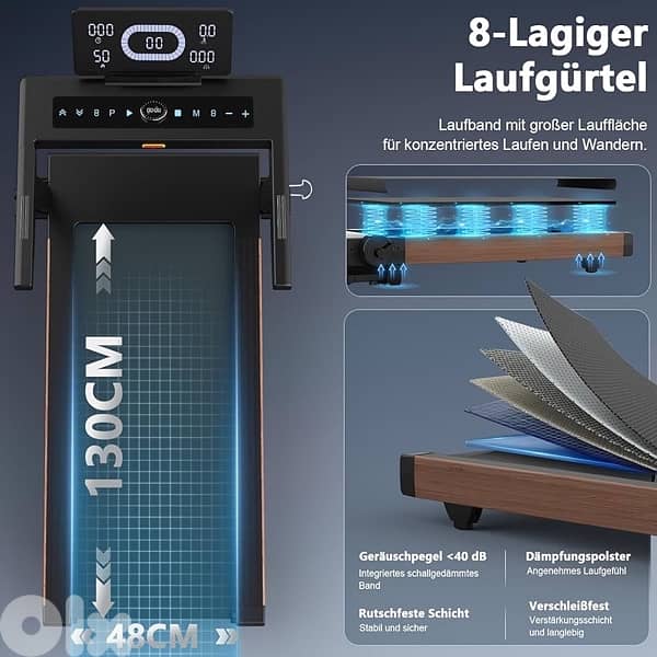 7 HP Folding Treadmill 4