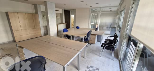 OFFICE FOR SALE SIN EL FIL METN مكتب للبيع سن الفيل المتن