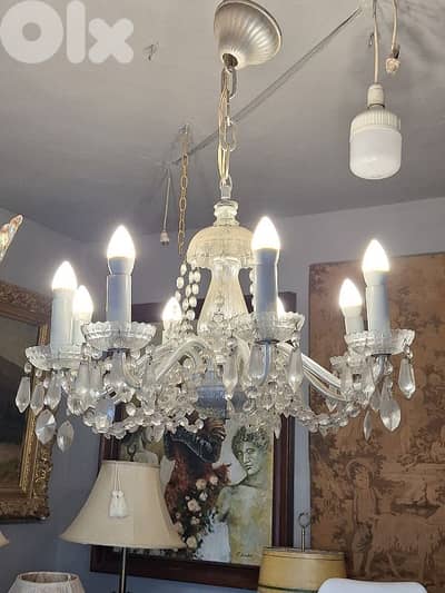 antique czech crystal chandelier