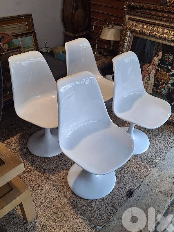 4 vintage original fiber chairs 5
