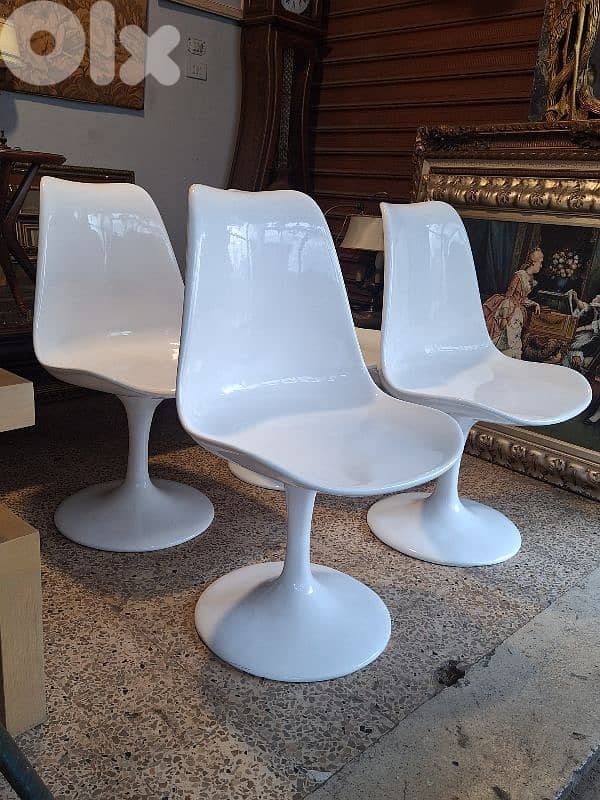 4 vintage original fiber chairs 6