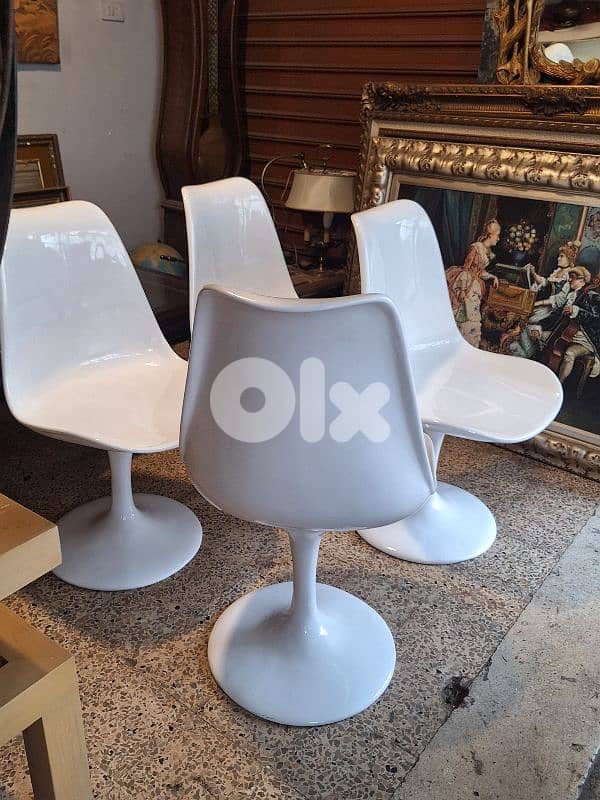 4 vintage original fiber chairs 8