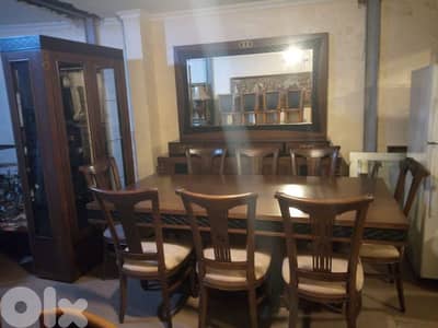 اوضة سفرة شبه جديدة