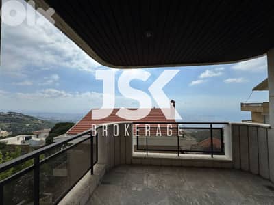 L18136 - Spacious Apartment With Open View For Sale in Beit Meri