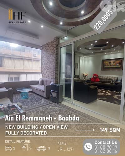 Apartment for Sale – Ain El Remmaneh - شقة للبيع – عين الرمانة