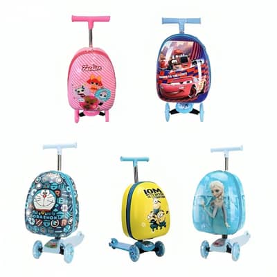 2 In 1 Foldable Smart Scooter Suitcase - سكوتر ذكي قابل للطي ٢ في ١