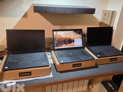 LENOVO  LAPTOP THINKPAD CPU I5 16 RAM TYPE C GRADE A+ 3 UNITS