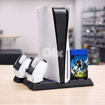 Dobe Multifunctional Cooling Stand with Charging Dock For PS5, PS5 Sli