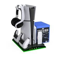 Dobe Multifunctional Cooling Stand with Charging Dock For PS5, PS5 Sli 1
