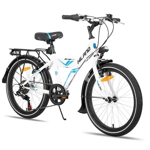 Hiland Sentry+ 20” Kids Mountain Bike – White 1
