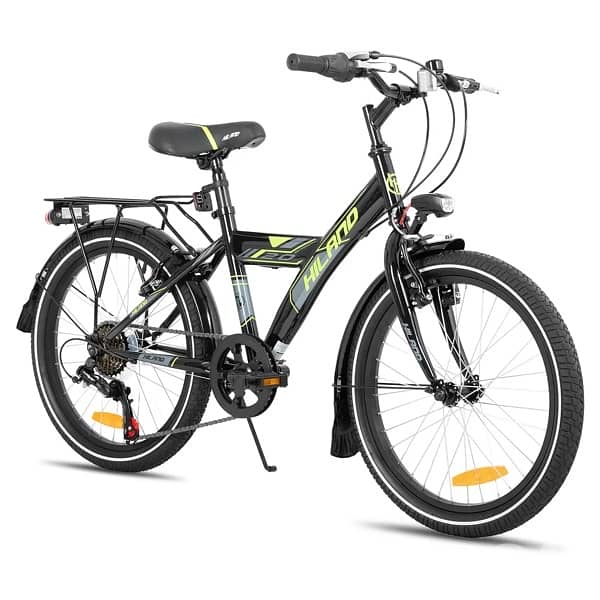 Hiland Sentry+ 20” Kids Mountain Bike – Black 1