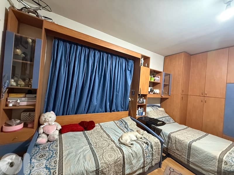 2 Beds Bedroom Set + Wardrobe + Study Desk | Excellent Condition 7