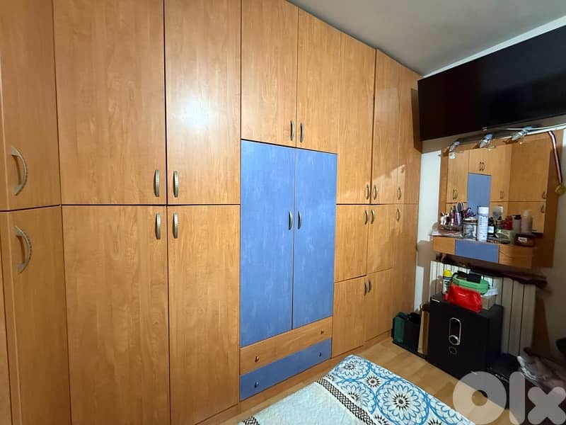 2 Beds Bedroom Set + Wardrobe + Study Desk | Excellent Condition 1