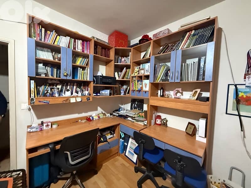 2 Beds Bedroom Set + Wardrobe + Study Desk | Excellent Condition 3