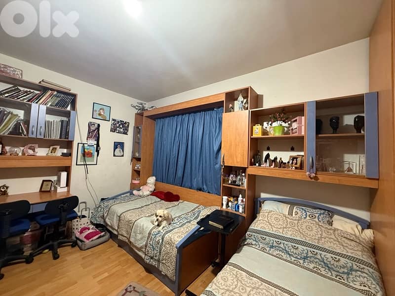 2 Beds Bedroom Set + Wardrobe + Study Desk | Excellent Condition 4