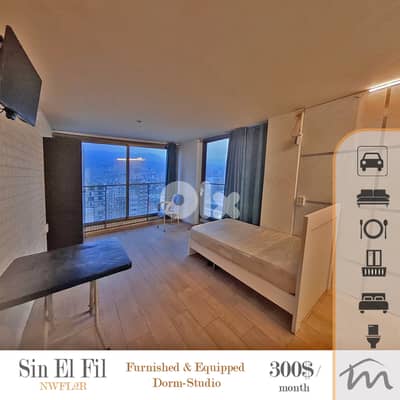 Sin El FIl | 24/7 Electricity | Furnished & Equipped Dorm/Foyer/Studio