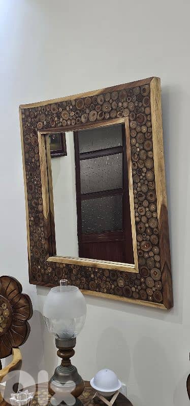 Hand-Carved Flower Power Table Set 4