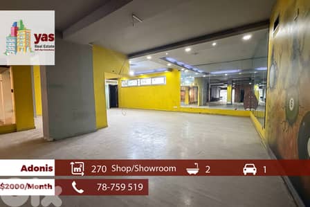 Adonis 270m2 | Showroom | Rent | Prime Location | Multipurpose | EH/RH