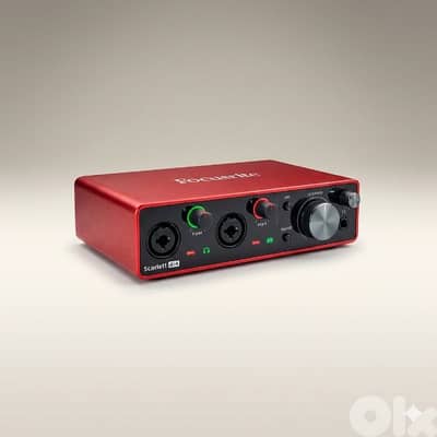 Focusrite Scarlett 4i4 (4th Gen) USB Audio Interface- Like New