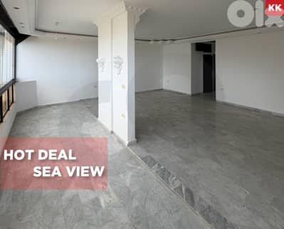 2 BALCONIES/SEA VIEW/Dawhet Aaramoun, Aley/دوحة عرمون ! REF#KK132647 !