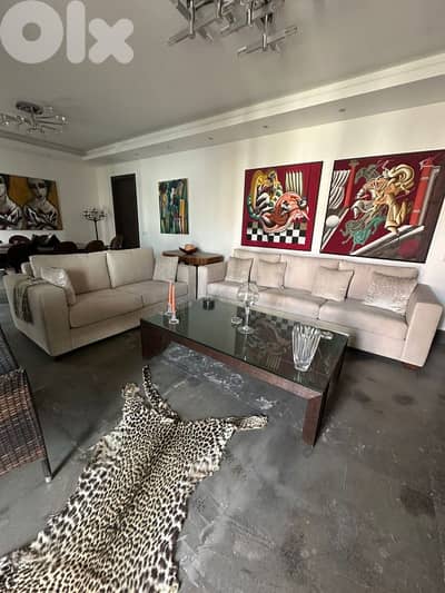 Elegant Furnished 3-Bedroom Apartment in Dhour Choueir