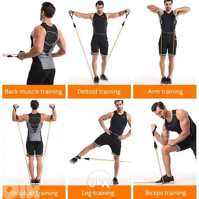 11pcs/set Fitness Resistance Band 3