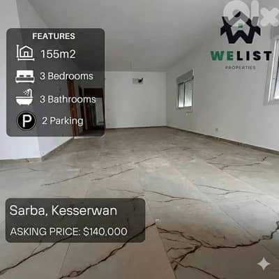 155sqm Apartment for sale in Sarba