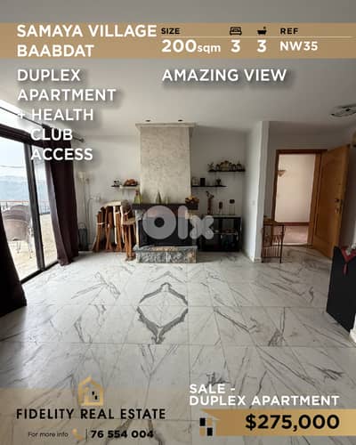 Apartment for sale in Baabdat NW35 شقة  للبيع بعبدات