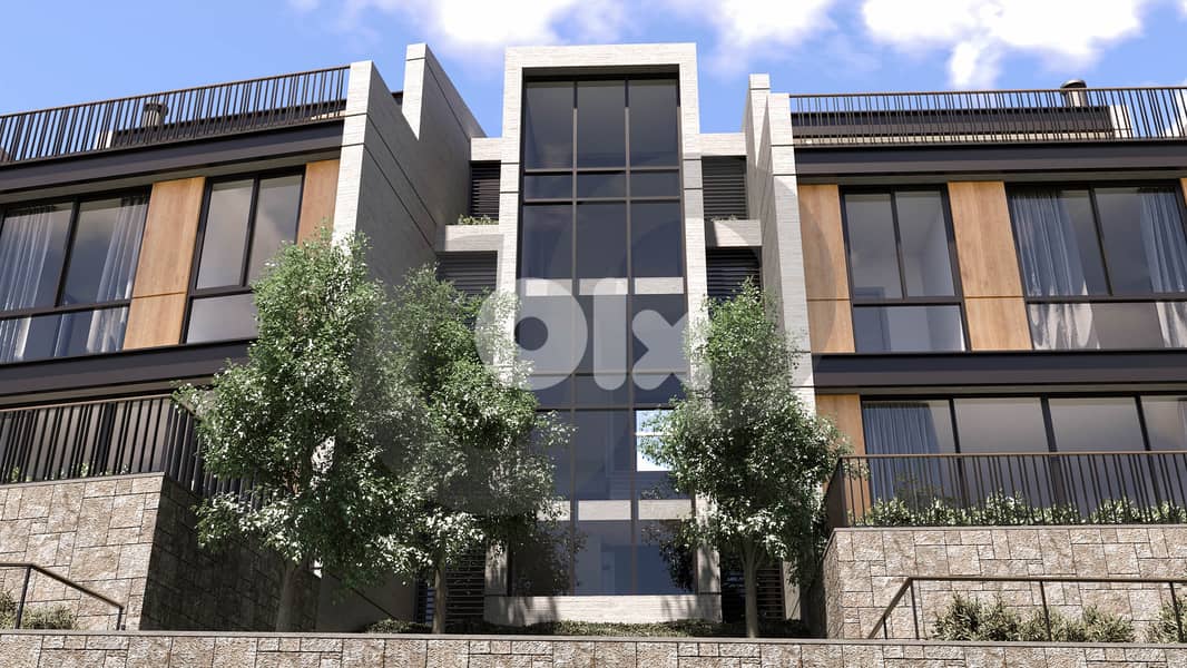 Faqra Club / Under Construction / Duplex with Garden/فقرا REF#CE132663 1