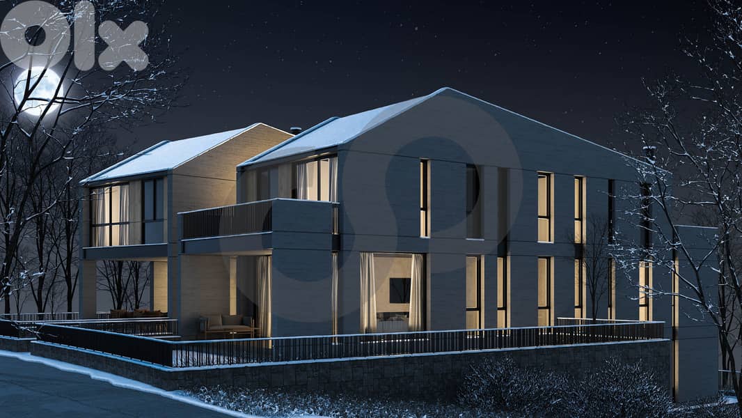 Faqra Club / Under Construction / Duplex with Garden/فقرا REF#CE132663 2