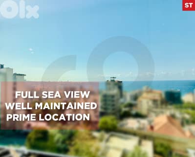Full unobstructed Sea View, Haret Sakher/حارة صخر REF#ST132680